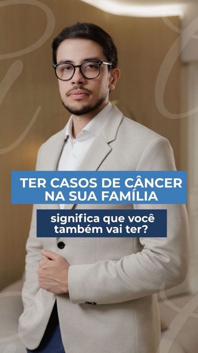Na minha família, várias pessoas tiveram câncer. Isso pode ser genético?